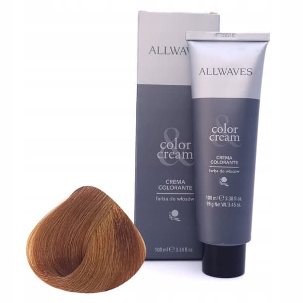 ALLWAVES Hårfärg 7.03 - Naturlig Mellan Gyllenblond - 100ml