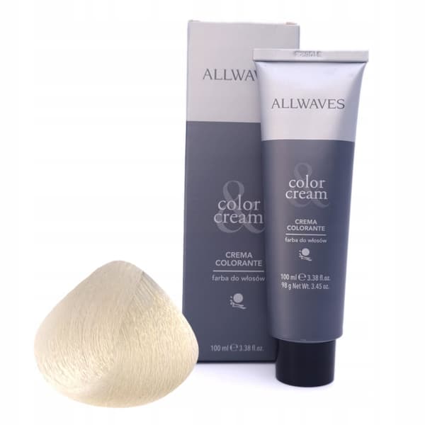 ALLWAVES Hårfärg 10.12 - Mycket ljus silverblond - 100ml