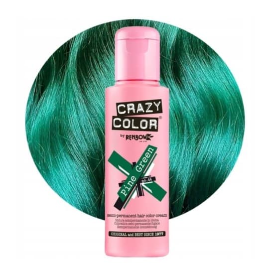 CRAZY COLOR Hårfarvecreme nr. 46 - Fyrregrøn - 100ml