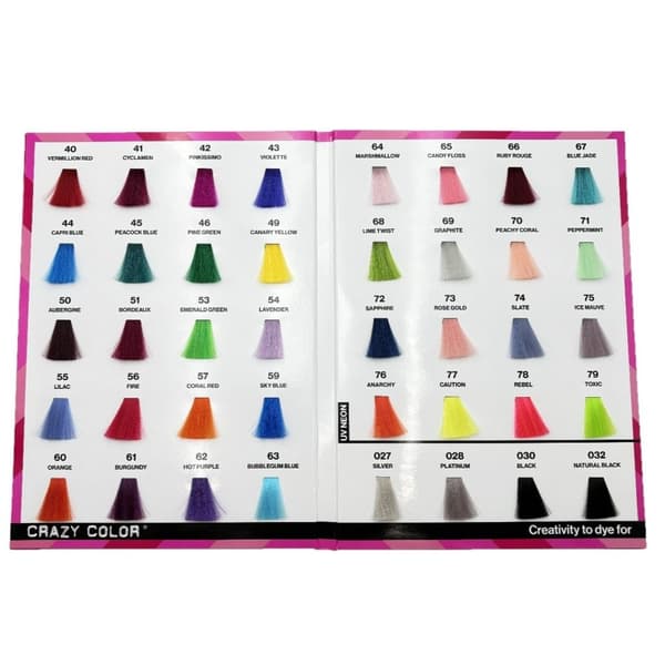 CRAZY COLOR Hårfärgskräm nr 63 - Bubblegum Blue - 100ml