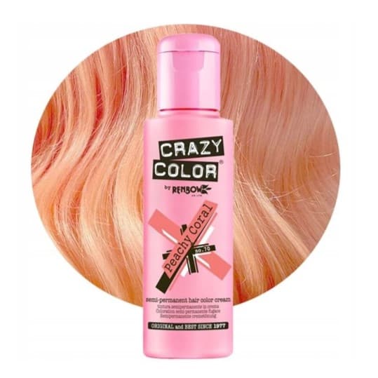 CRAZY COLOR Hårfarvecreme nr. 70 - Ferskenkoral - 100ml
