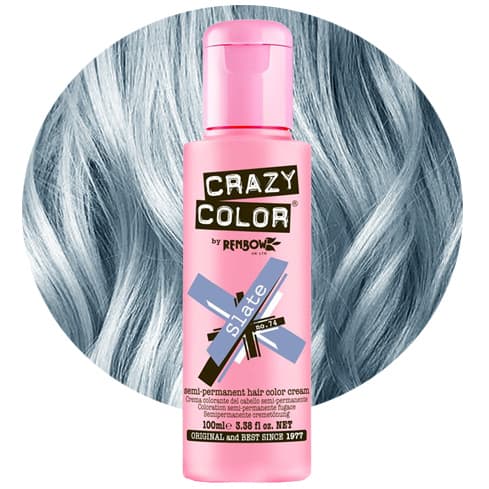 CRAZY COLOR Hårfarvecreme nr. 74 - Skifer - 100ml