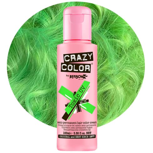 CRAZY COLOR Hårfärgskräm nr 79 - Giftig UV - 100ml