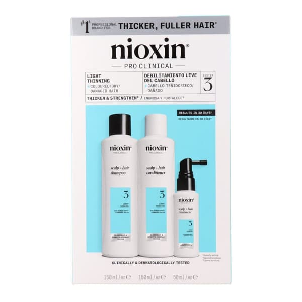 Hiusten uudelleenrakennushoito Wella Nioxin Trial
