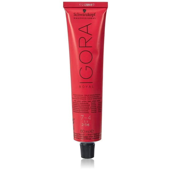 Permanent färg Igora Royal Schwarzkopf Igora Royal 7-4 Nº 7.4 (60 ml)