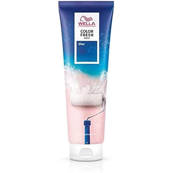 Hårmask - WELLA PROFESSIONALS - Color Fresh Mask Fun Blue - 150 ml - Vegan - Färgat hår
