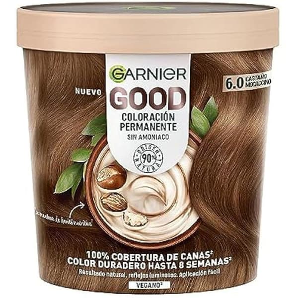 Färgning - GARNIER - Bra färg 6.0 - Castaño Mocaccino - Ammoniakfri - Kräm