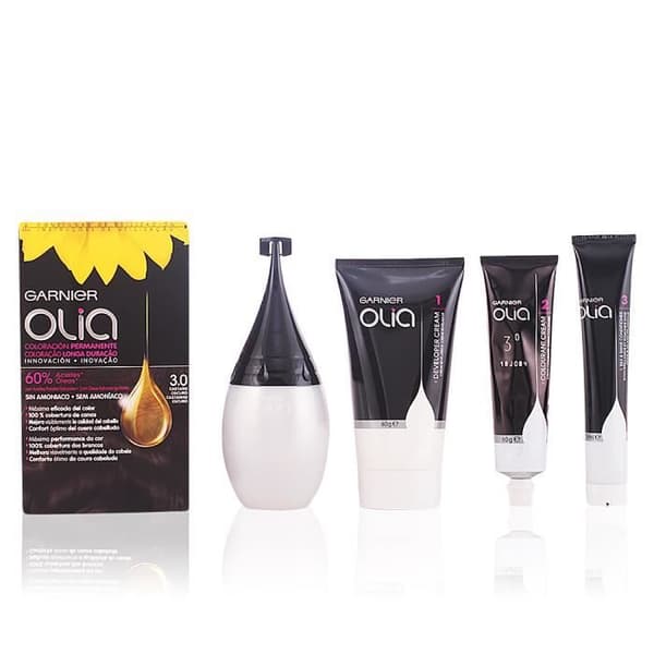 OLIA Permanent Garnier Color 3.0 Dark Brown # 4 pz. Upptäck en ny upplevelse med denna färgande fristående ammoniak