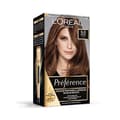 Miniatyrbild 2 av 6: Färgning - L'Oréal - Preference Infinia 5.0 Brygge Ljusbrun - Ammoniakfri - Kräm - Damer