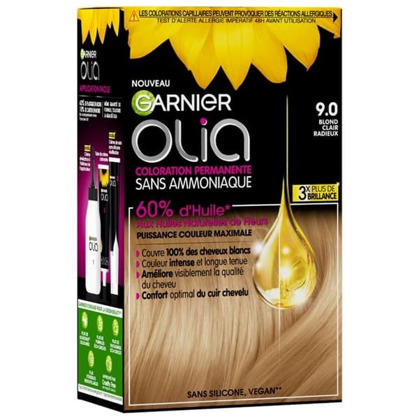 Garnier Olia Hårfärg 9.0 Strålande ljusblond