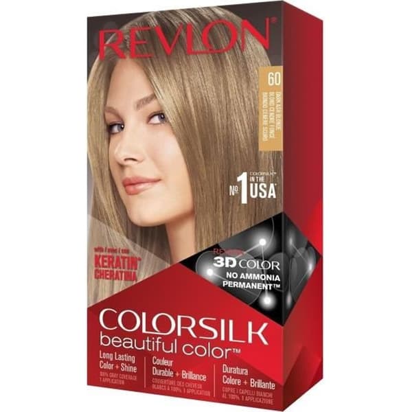 Revlon Colorsilk Permanent Hårfärg nr 60 Mörk Ash Blond