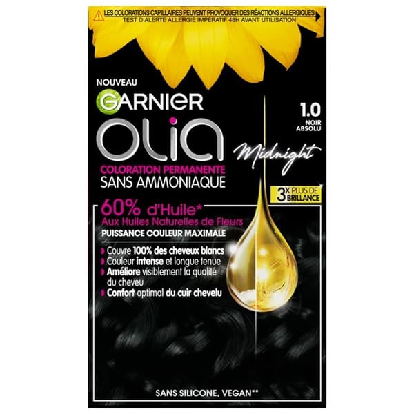 Garnier Olia Hårfärg 1.0 Absolut svart