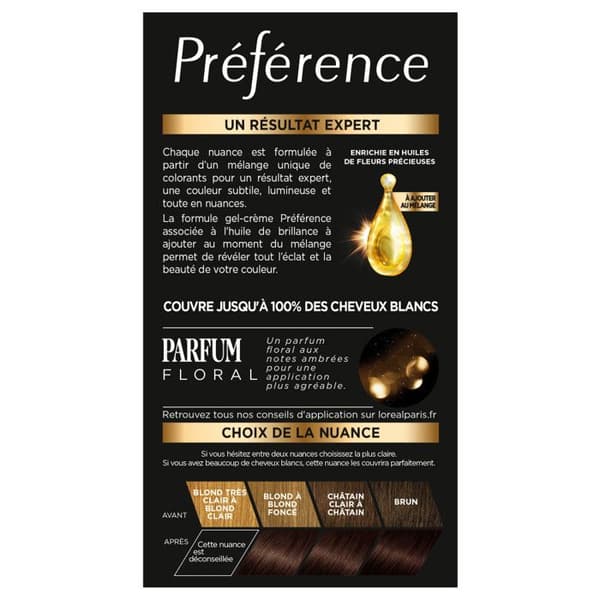 Färgning - L'OREAL PARIS - Preferens - 4,15 Caracas Glänsande brun - Djup och lysande