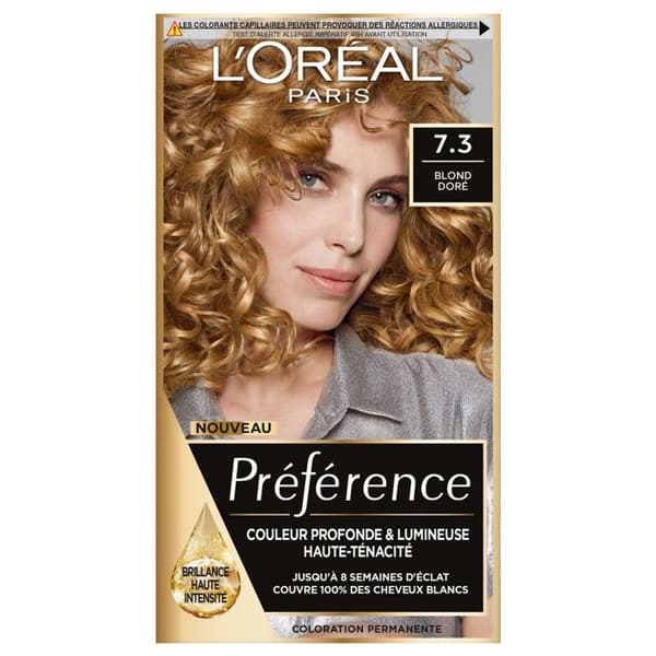 Färgning - L'Oréal Paris - 7.3 Florida - Guldblond - Kräm - Permanent