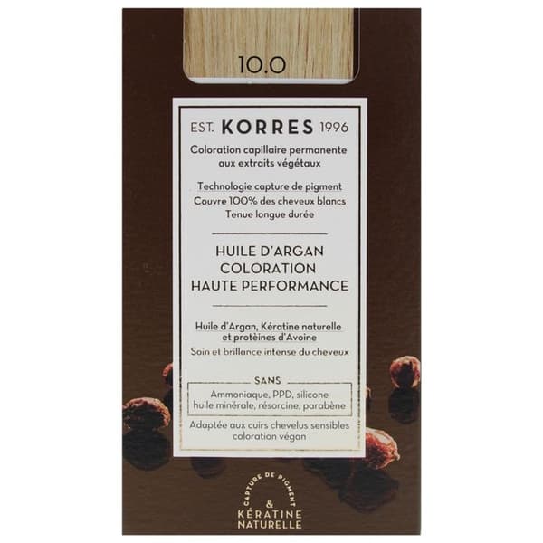 Korres Hårfärg Permanent Platina Blond 10.0