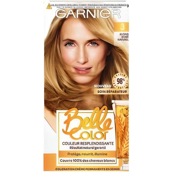 Permanent färgning N°03 Belle Color GARNIER - Naturligt gyllene blond