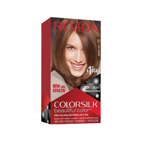 Revlon Colorsilk Permanent Hårfärg nr 51 Ljusbrun