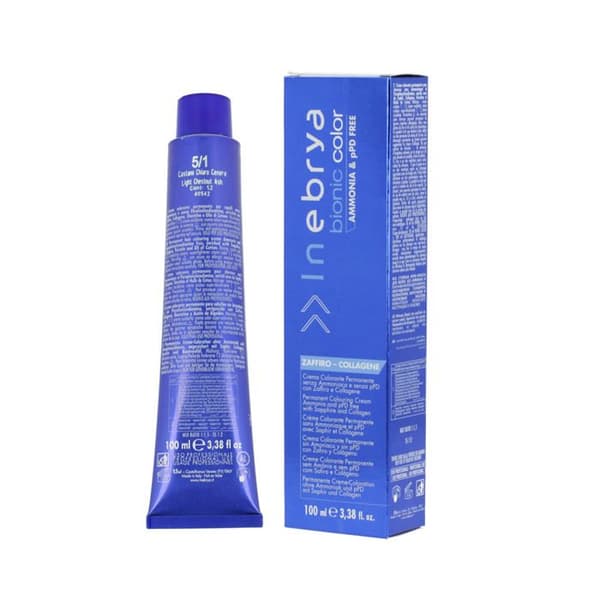 Inebrya Bionic Color Ashtoner (5/1 Ljus Kastanjebrunt Ashtoner) 100 ml