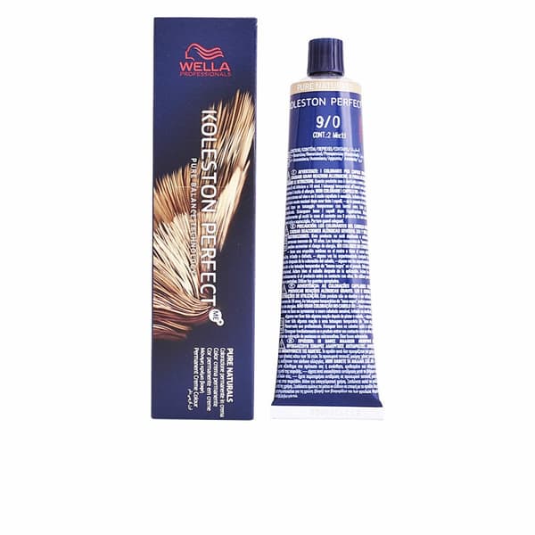 Permanent färg Wella Koleston Perfect Pure Naturals Nº 9.0 60 ml