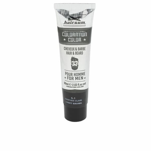 Permanent färg Hairgum COLORATION Ljusbrun Nº 5.1 60 g
