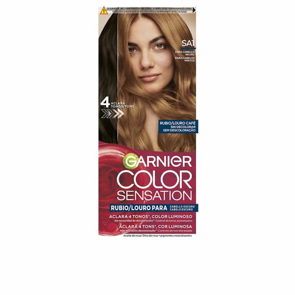 Permanent färg Garnier COLOR SENSATION Louro Café (5 antal)