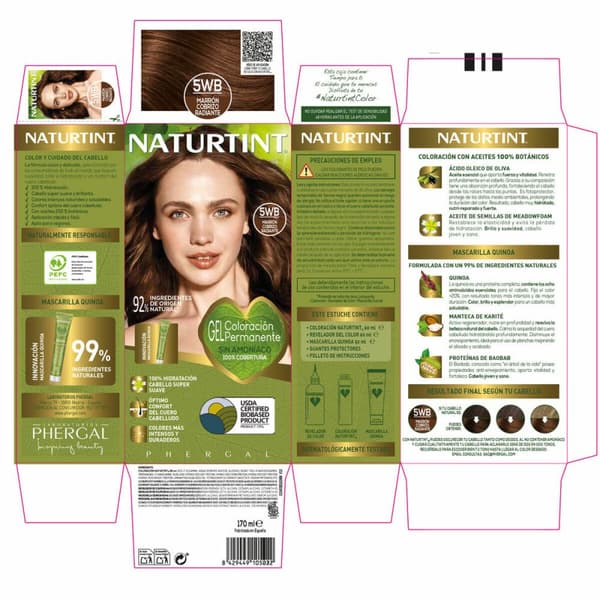 Hårinpackning Naturtint NATURTINT COLORACIÓN 170 ml