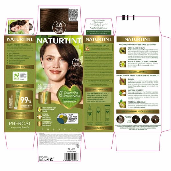 Hårinpackning Naturtint NATURTINT COLORACIÓN 170 ml