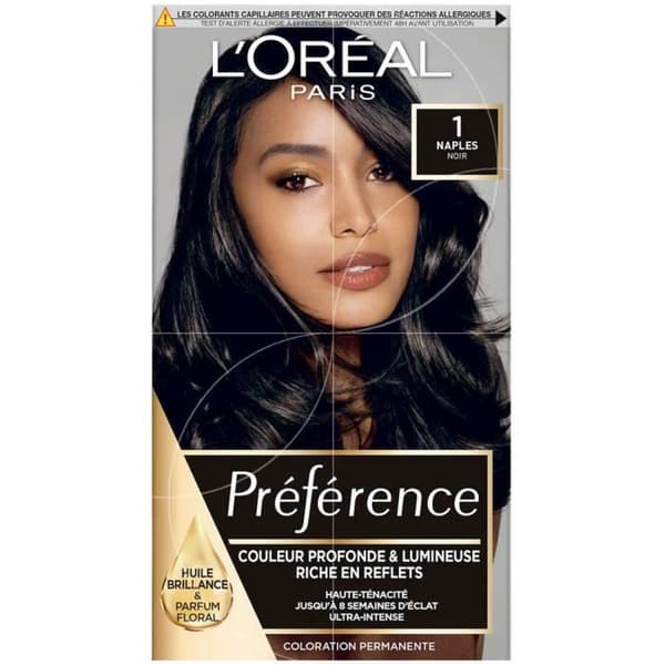 L'Oréal Hårfärg preferens 1 Napoli Svart