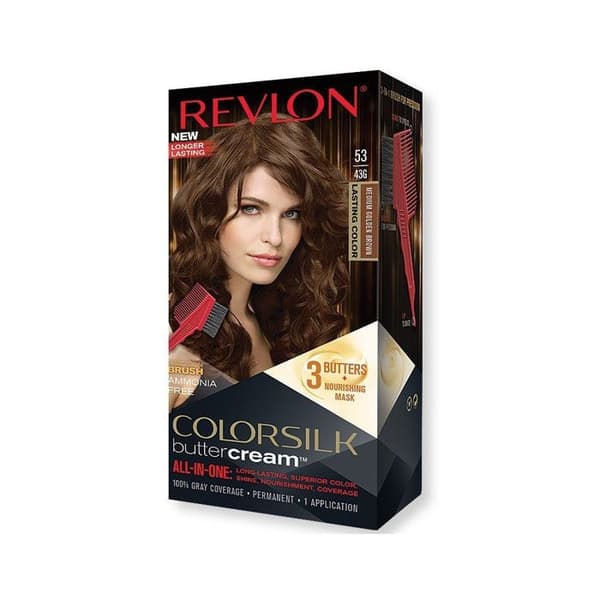 Revlon - Permanent Färgning Butter Cream Colorsilk - 53 Mörk Gyllene Brun