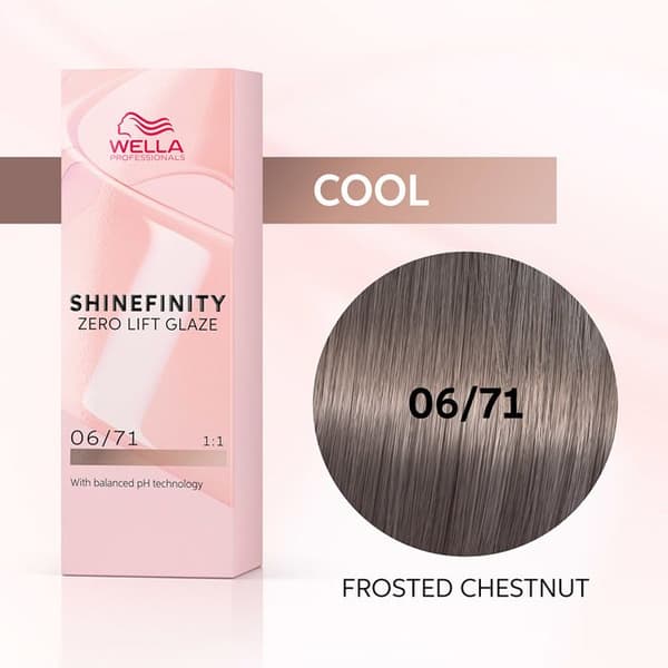 Wella Shinefinity Frosted Chestnut 06/71 Blont Mörk Sand Cendré 60 ml