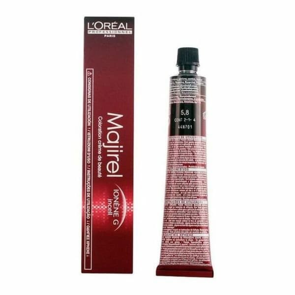 Permanent färg Majirel L'Oreal Professionnel Paris LMAJ58 (50 ml) Nº 5,8 50 ml