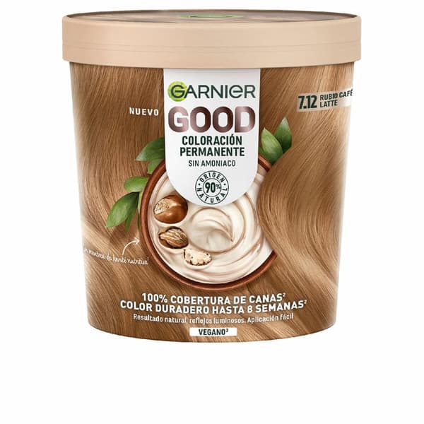 Permanent färg Garnier Good Café Latte Blont Nº 7.12 (1 antal)