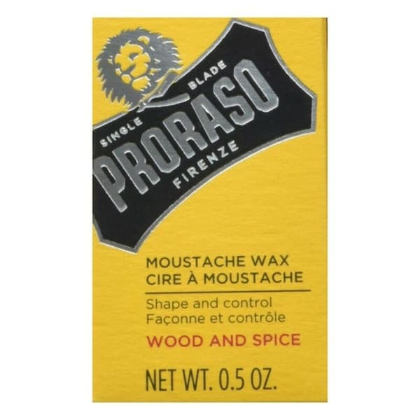 Hårvoks Yellow Proraso Wood And Spice Overskæg 15 ml