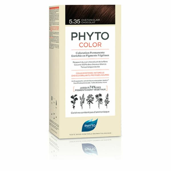 Permanent hårfäg PHYTO PhytoColor 5.35-castaño claro chocolate Utan ammoniak