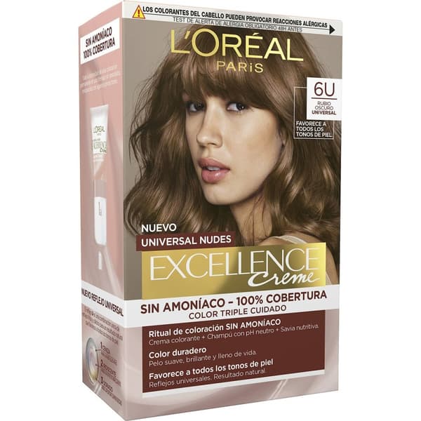 Permanent färg L'Oreal Make Up Excellence Mörkblond