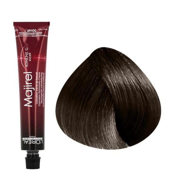 Permanent färgning - L'OREAL PROFESSIONNEL - Majirel nr 5 - Ljusbrun - 50ml - Kräm