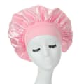Miniatyrbillede 1 af 5: Sleeping Cap - Satin Bonnet - Sleep Cap Rosa En størrelse
