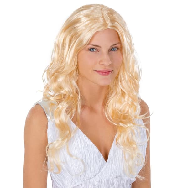 Peruk Ängel Blond - gul