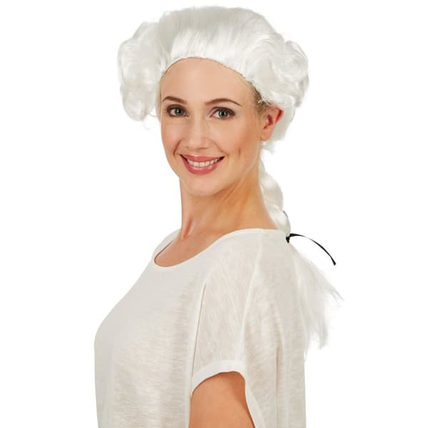 Peruk Madame Pompadour - vit