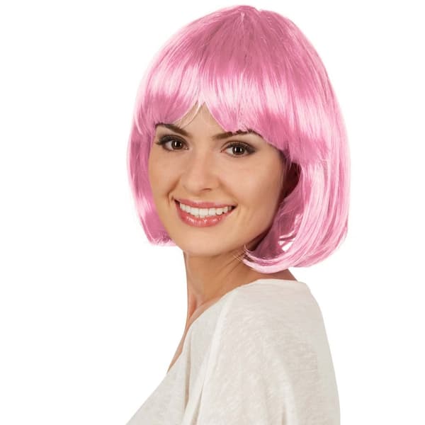 Peruk Kort Page - rosa