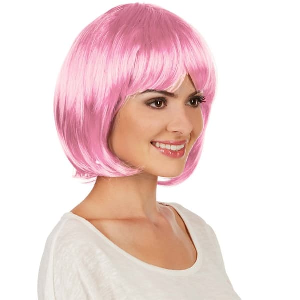 Peruk Kort Page - rosa