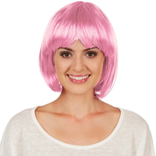 Peruk Kort Page - rosa