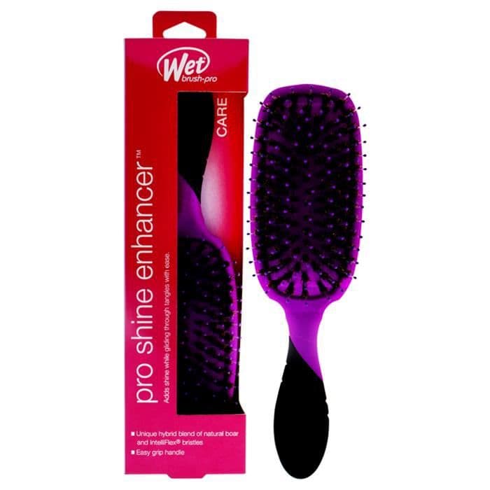 Pro Detangler Brush Shine Enhancer - Lila av Wet Brush för unisex - 1 st hårborste