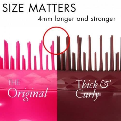 Detangling borste för tjockt hår - Tangle Teezer - Tjock & lockigt - Salsa Röd