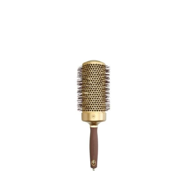 Rund borste - OLIVIA GARDEN - Blowout Speed D65 - Guld & Brun - Snabbtorkande - Briljant glans