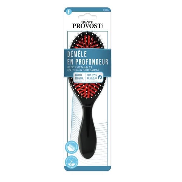 RÖD DEPTH RETANGLING BRUSH NYLON/BOAR PINS - Slumpmässig färg