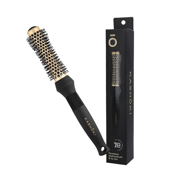 Kashōki Hair Brush Timglas Styling 25mm - timglasformad borste