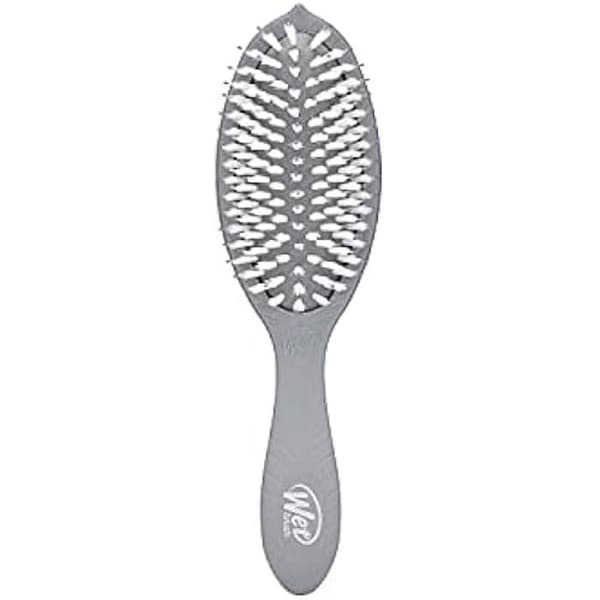 WetBrush Go Green Treatment and Shine Detangling Hårborste, Ultra Mjuk Intelliflex Borst för att försiktigt separera trassel,