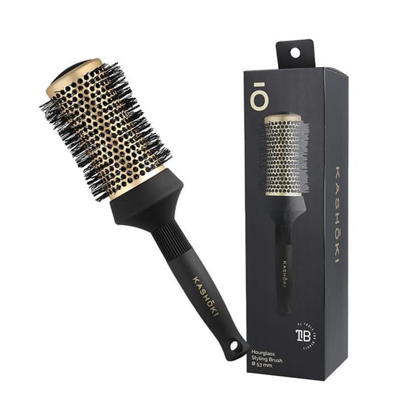 Kashōki Hair Brush Timglas Styling 53mm - timglasformad borste