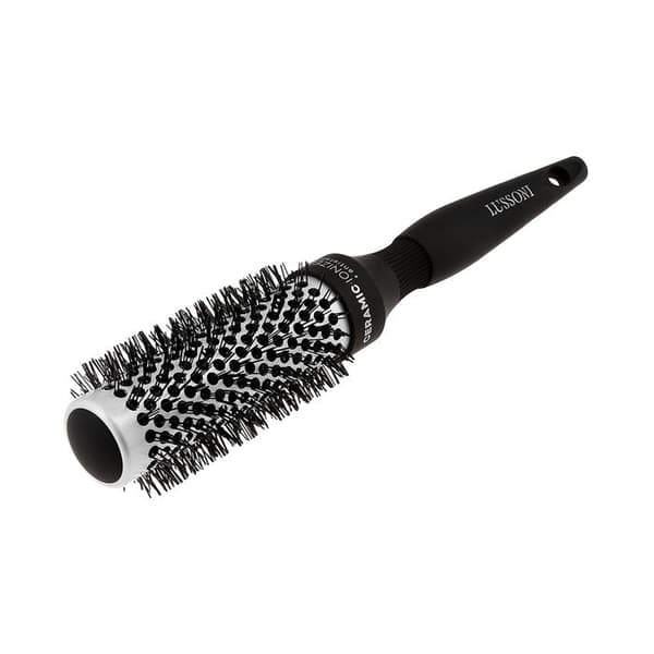 Lussoni Haircare Brush C&amp;S Round Silver Styling 33mm - rund borste